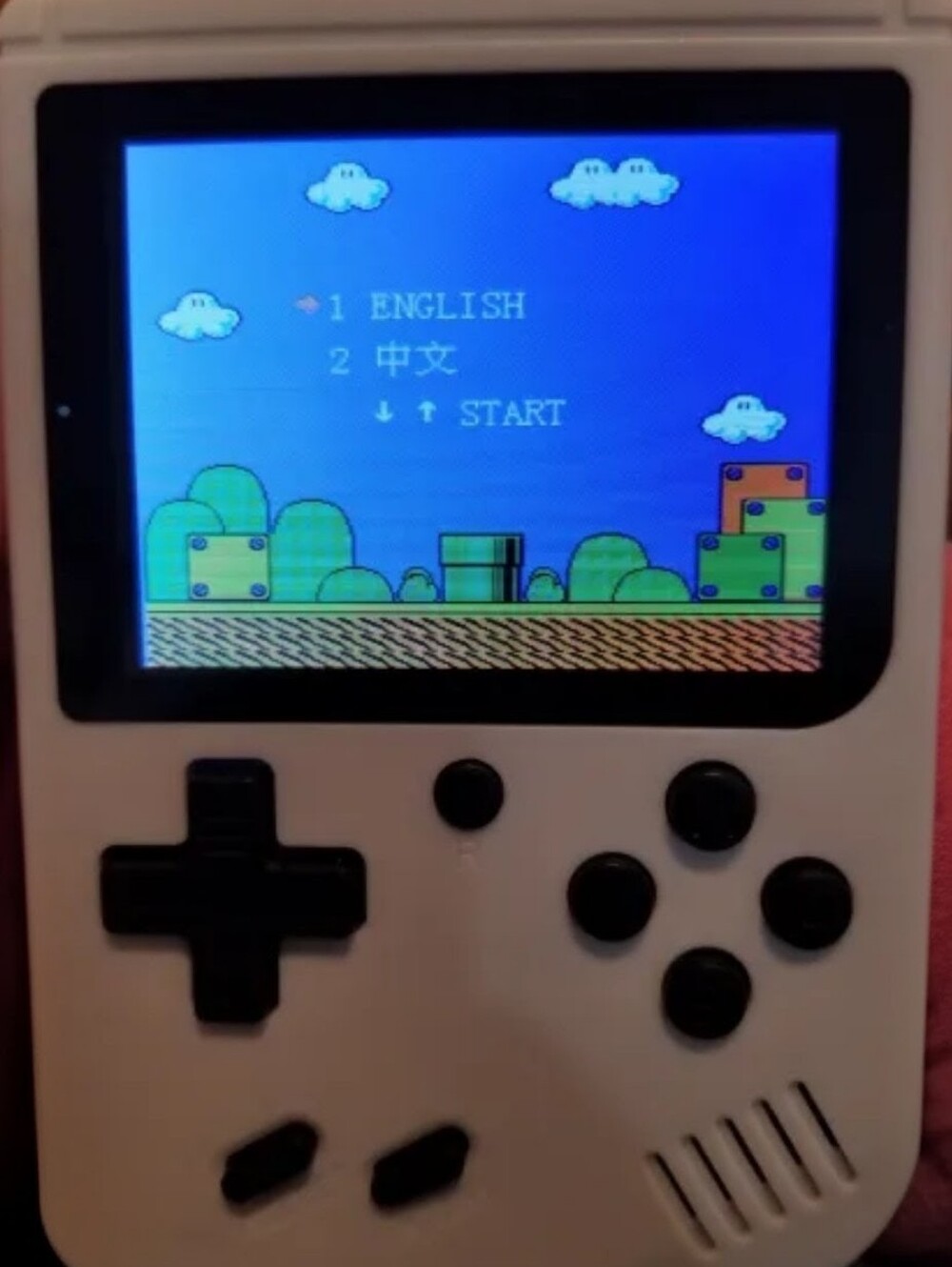 Plus Handheld Electronic Game Console 3.0 Inch LCD Screen TV Out White